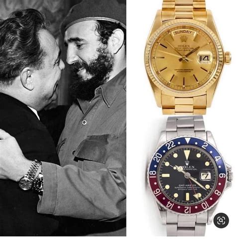 foto fidel castro rolex|Fidel Castro gmt.